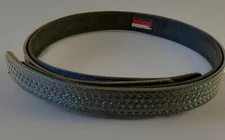 BIANCHI International DUTYMAN BELT Black Basketweave Leather LARGE 40/42 #5121
