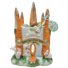 Blue Sky Clayworks Carrot Castle Candle House Candle Holder Easter Decor
