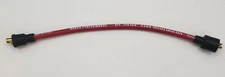 RED 8.5mm COIL WIRE 15" with 2 straight male end USA BLOCK PERFORMANCE PARTS!!