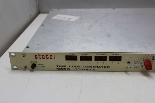 Vintage 70s Skotel SMPTE Time Code Generator Model TCG80 N - Picture 3 of 8