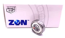 ZEN 608 ZZ Deep Groove Ball Bearing, Metal Shielded 8x22x7 mm