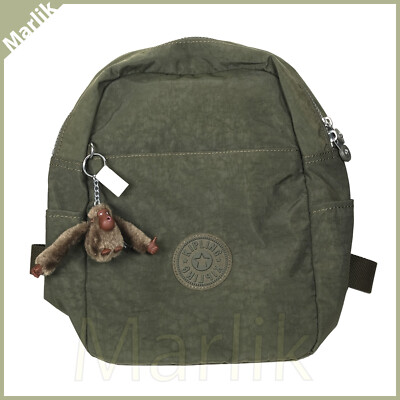 Genuine Kipling Ferris Small Unisex Nylon Backpack, Jaded 