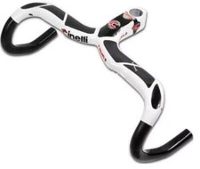 CINELLI RAM2 CARON BICI DA STRADA MANUBRIO INTEGRATO DROP 28,6 110MMX42CM BIANCO NUOVO