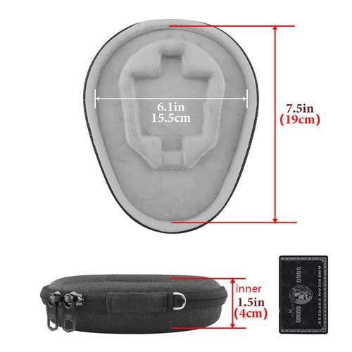 Geekria Headphones Carrying Case for Sony WI-1000XM2, WI-1000X, WI-C600N Headset - Picture 4 of 6