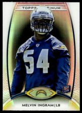 2012 Topps Platinum 133 Melvin Ingram San Diego Chargers RC Football Card