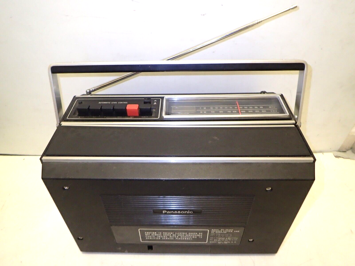 ポータブルプレーヤー National 3 Band Radio Cassette Recorder National Panasonic R-30301 3-Band Radio Stereo Cassette