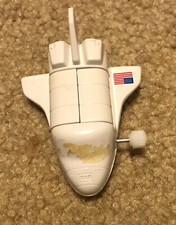 VINTAGE Tomy Wind Up Space Shuttle W/ Astronaut