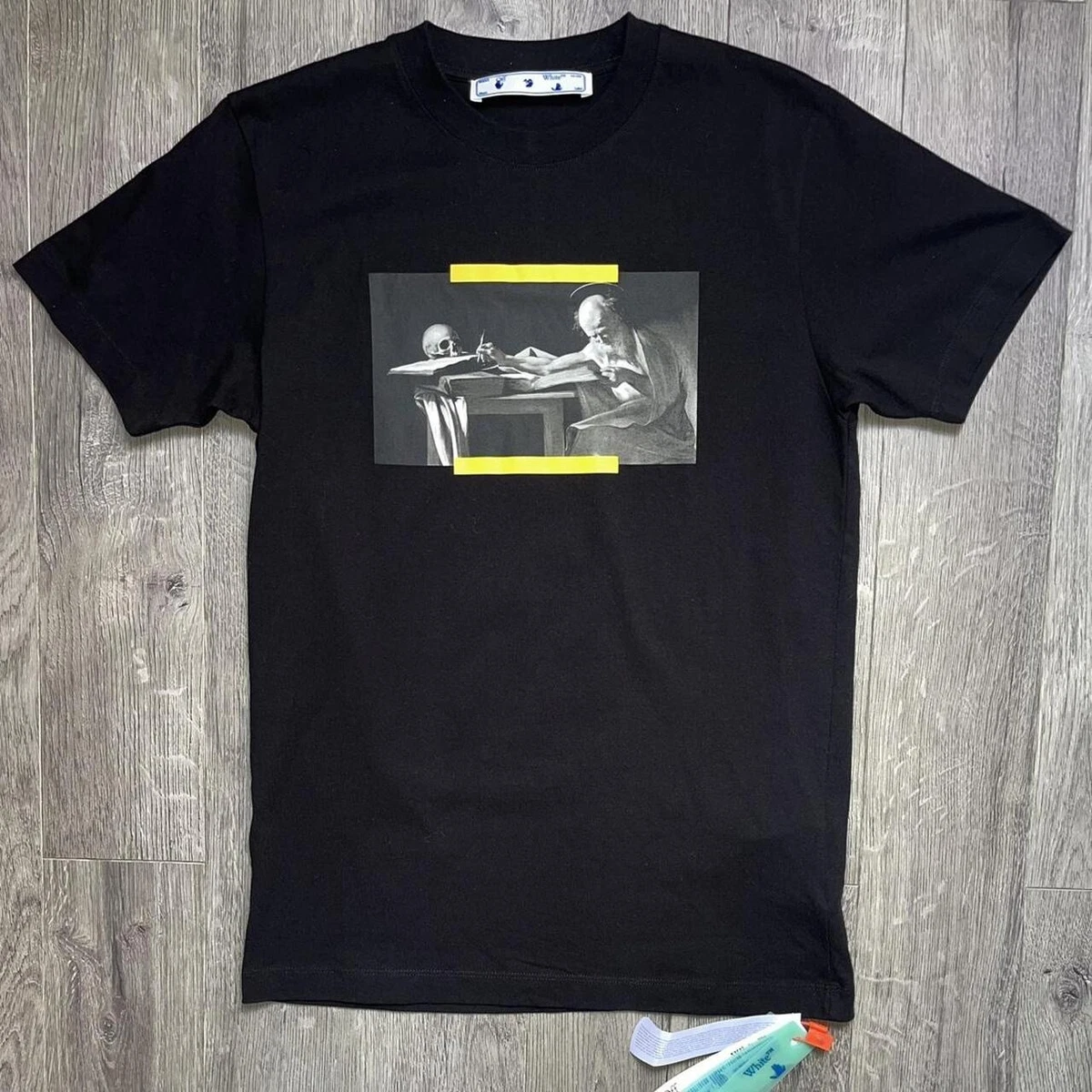 Off white top t shirt skull