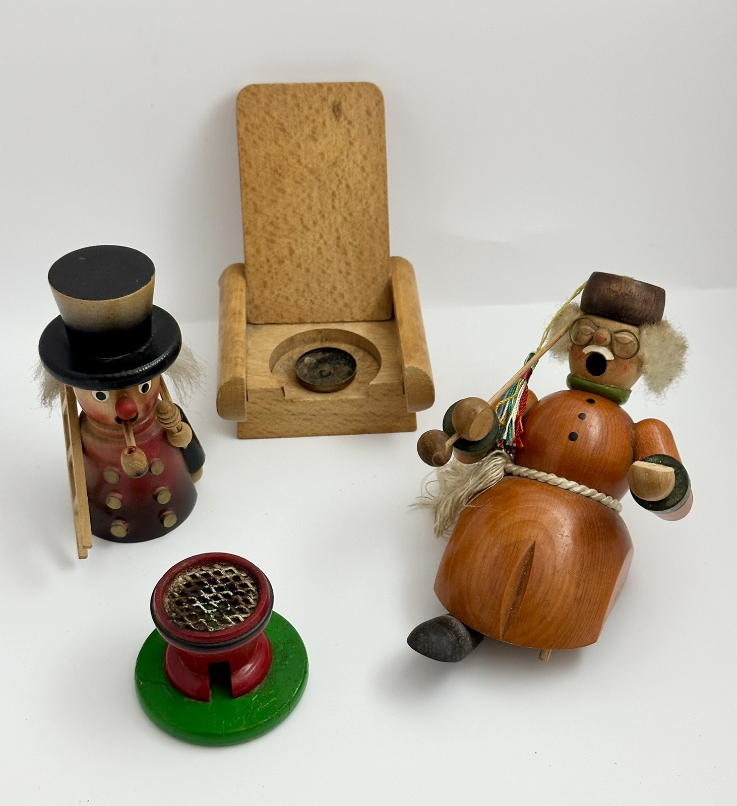 Vintage German Smoker Incense5Parts and Repair ErzgebirgeGDR