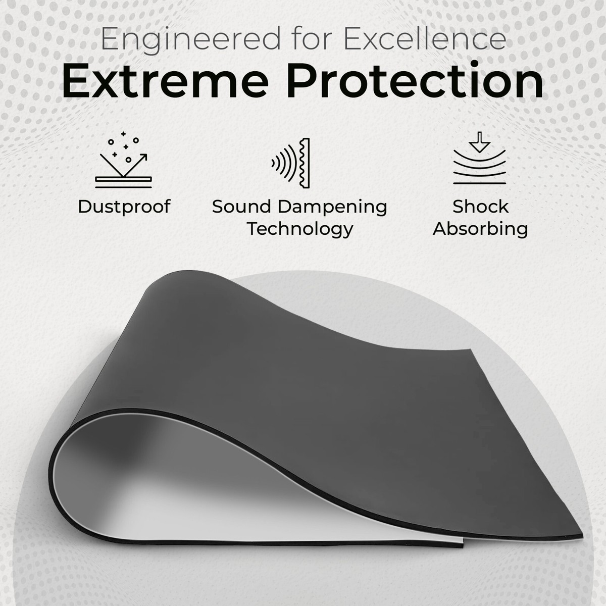 BENECREAT Foglio Autoadesivo In Gomma Siliconica Da 100 Mm X 1.6 - Foto 13