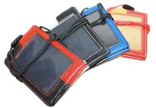 porta  tesserino in vera pelle squadra porta badge Milan Roma Napoli juve inter