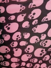 1 yard good weight 4 way Print Polyester/Spandex Swimsuit Fabric halloween mask