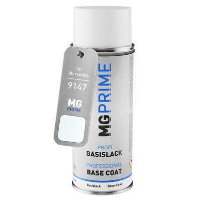 Autolack Spraydose für Mercedes 9147 147 Arktikweiss Arctic White Basislack
