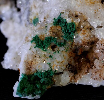 Malachit xx, Agardit xx, Barios ua : Grube Clara, O-Wolfach, Schwarzwald