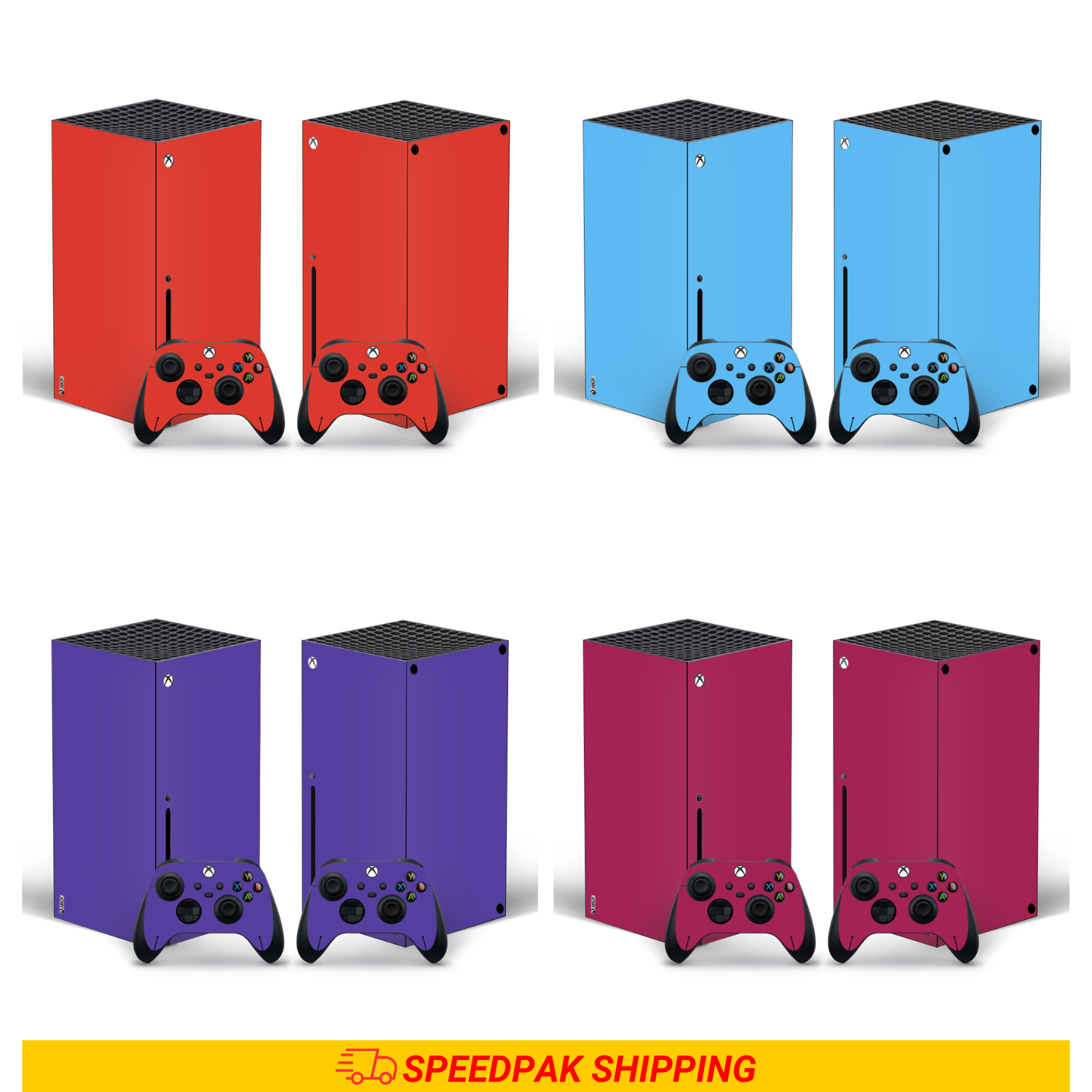Xbox Series X Multicolor Console Controller Skin Sticker Decal Wrap Vinyl-image