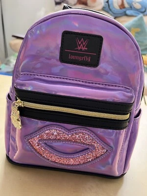 WWE Bianca Belair Backpack Loungefly Bag Entertainment Earth Exclusive BNWT Rare
