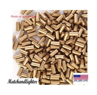 100 Pcs Gold Lighter Flints for Fluid/ Gas Lighters, Replacement Flint USA Ship
