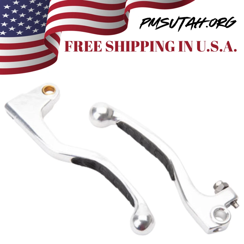 Tusk Grip Clutch Brake Lever 1996-2004 Honda XR250R XR 250R Handlebar Combo Set - Image 2 of 3