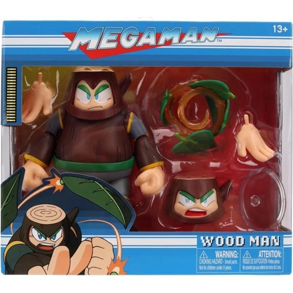 Jadatoys 253251035 - Mega Man Wood Man 4.5"" Figure - New