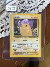 Pikachu 87/130 Pokemon Set Base 2 2000 Vintage WOTC Carta Comune Inglese