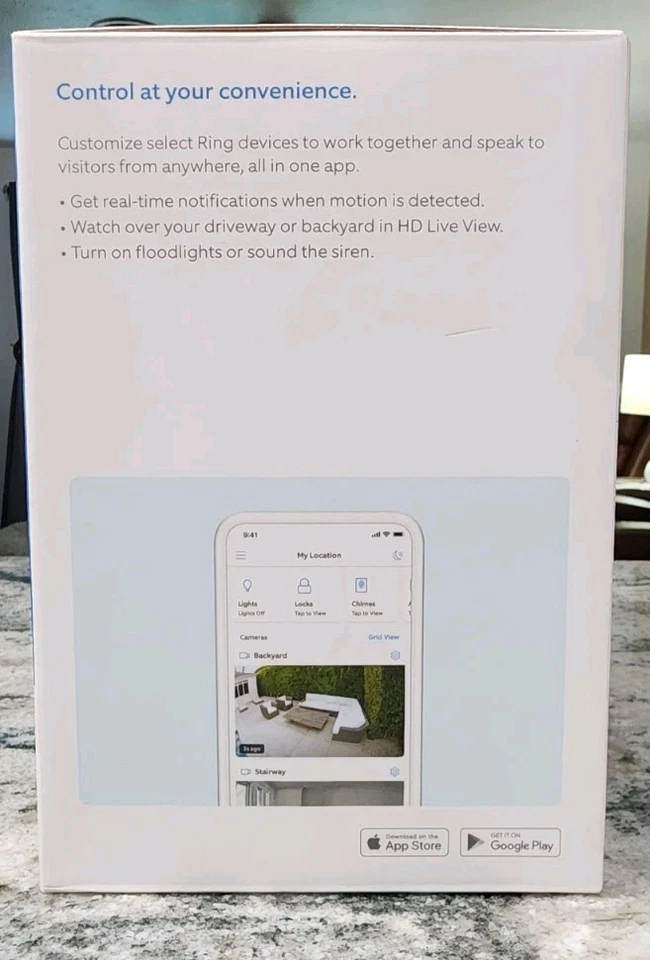 New Ring Floodlight Cam Wired Plus Outdoor Camera Black  - Image 4 of 4