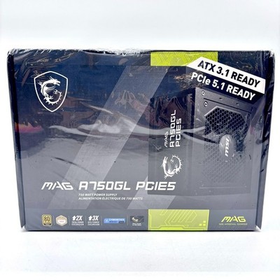 MSI MAG A750GL PCIE5 II 750W Power Supply - 80 Plus Gold