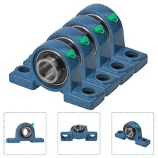 4 Stück UCP 206 für 30 mm Welle, Gehäuselager, Stehlager, Lagerbock 2-Loch