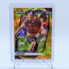 2025 Panini Prizm Draft Picks - Jack Bech #118 Gold Ice Prizm (RC)
