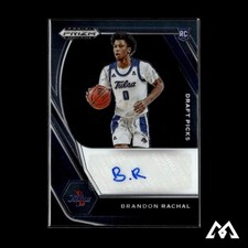 2021 Panini Prizm Draft Picks #DP-BRA Brandon Rachal Draft Picks Autographs