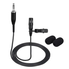 Lavalier Lapel Microphone, Standard 3.5mm TRS, 1m Wired Unidirectional Mic