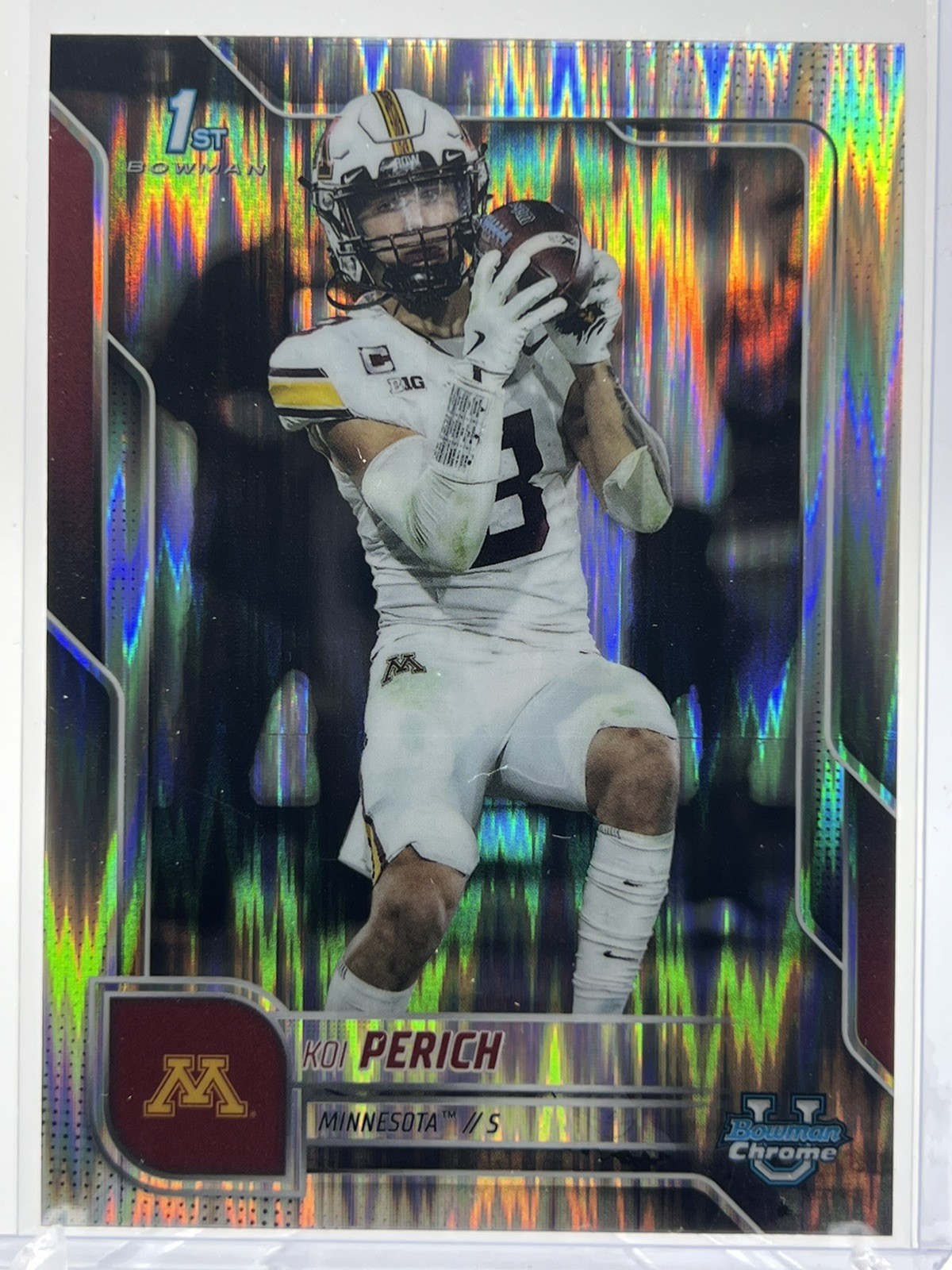 2025 Bowman Chrome U Koi Perich Stealth 1st - MINNESOTA GOLDEN GOPHERS!!!
