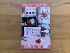 Valentine’s Day Alphabet Cross Stitch Chart By Primrose Cottage Stitches