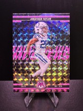 Jonathan Taylor Colts 2025 Mosaic - Touchdown Masters #10 Pink Fluorescent Prizm