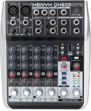 Behringer Xenyx QX602MP3 Mixer with USB MP3 Playback