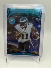 2024 Panini Certified Certified Stars Teal Mirror #14 A.J. Brown /50
