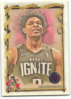 2023 Topps Allen & Ginter Baseball 265 Scoot Henderson Basketball Player