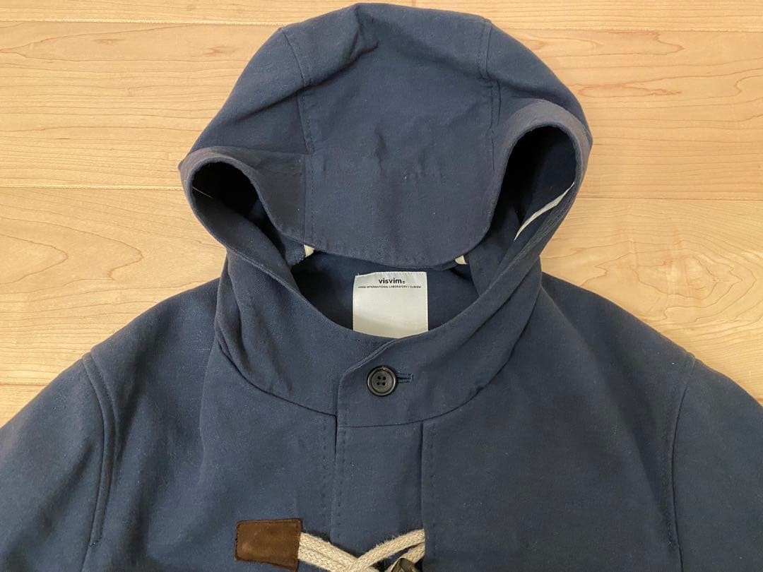 visvim COMMODORE COAT Navy Wool Duffle Short/Mid … - image 3