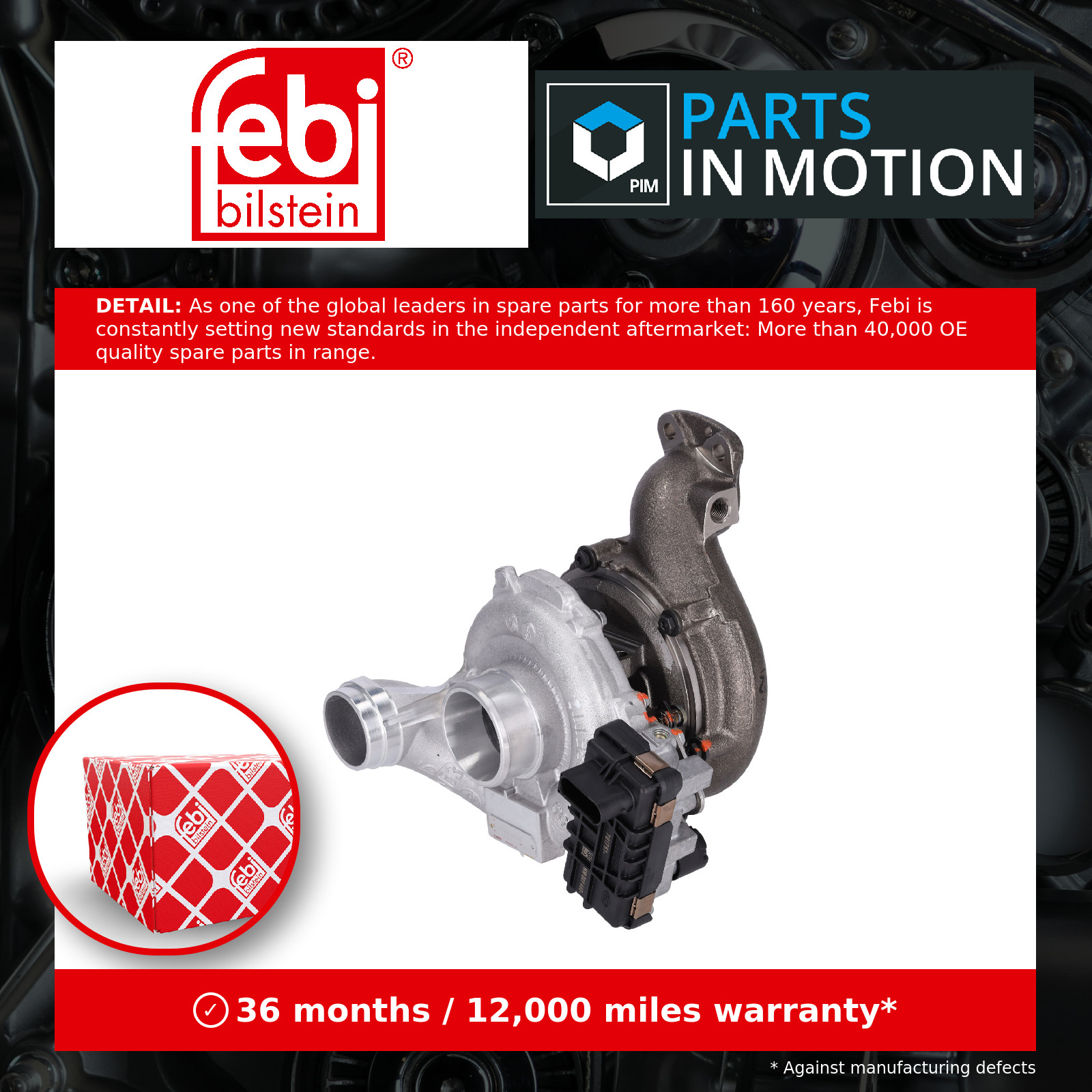 Charger, charging (supercharged/turbocharged) 186701 Febi A6420900880 Quality