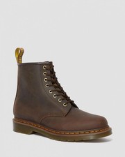 Dr Martens Unisex 1460 Boot Brown Crazy Horse Leather - 11822203, Dark Brown