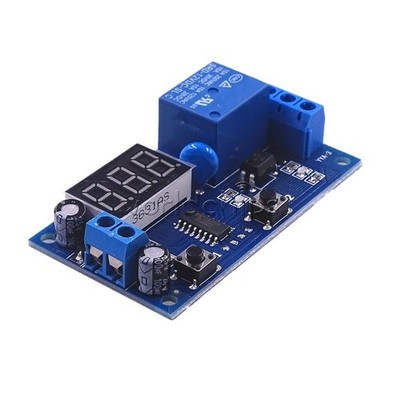 DC12V 2-Button 3-digit   LED Delay Timer Relay on/off Switch Loop Module *tm