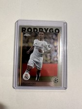 Topps Chrome 2024-25 UEFA Club Rodrygo Real Madrid Soccer Card #48 