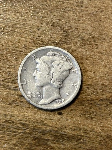 1918S Mercury Dime VG