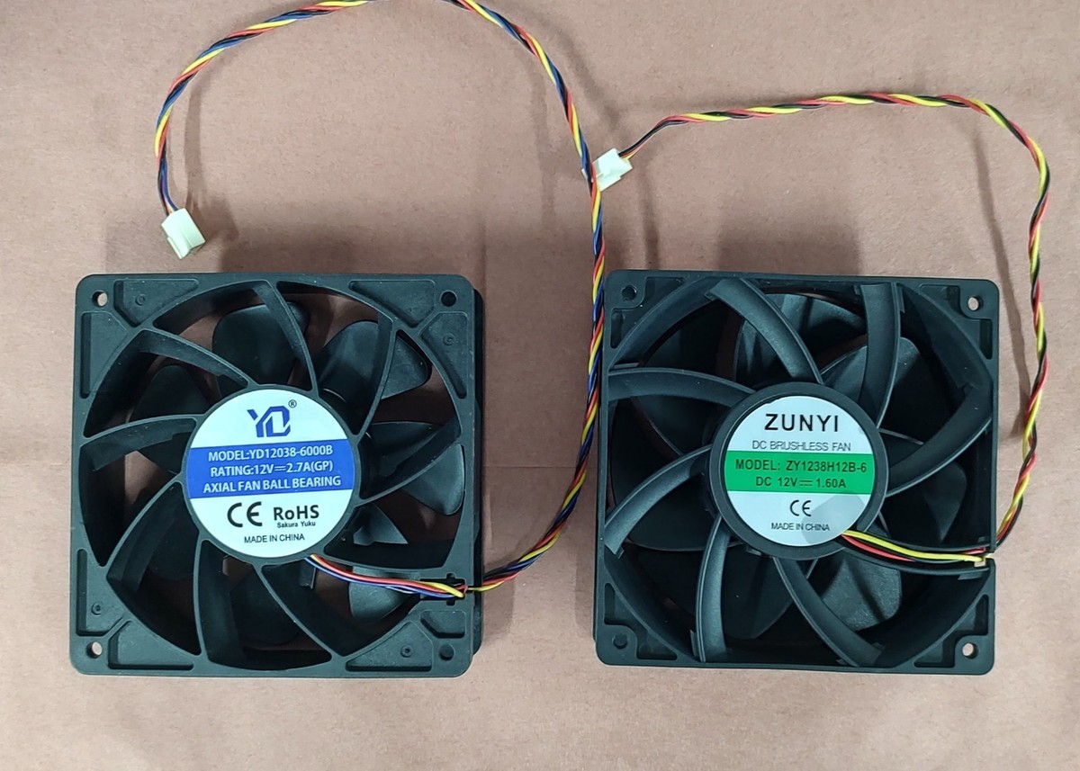 2 PACK - 4 PI Cooling Fan Bitmain Antminer 19kpro S21 S19jxp KS5pr Bitcoin  Miner | eBay