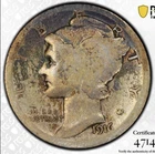 1916-D Mercury Dime PCGS AG 3 AG03 Gold Shield - Amazing tone starting