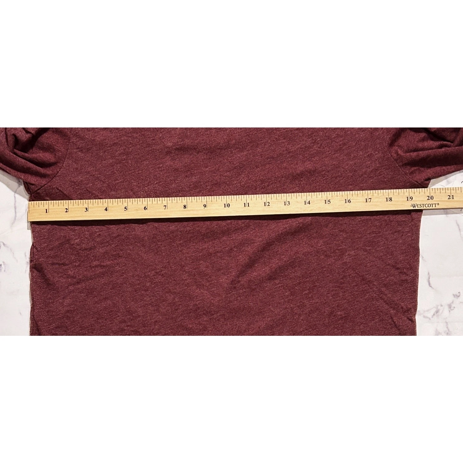 NWT Kinetix Long Sleeve Tee Hoodie Wine Red Medium MSRP $85 - product detail image 3