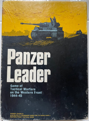 Panzer Leader Game - Avalon Hill - 1974 - Complete - Good condition