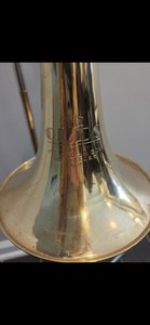 Vintage OLDS dual bore red brass trombone
