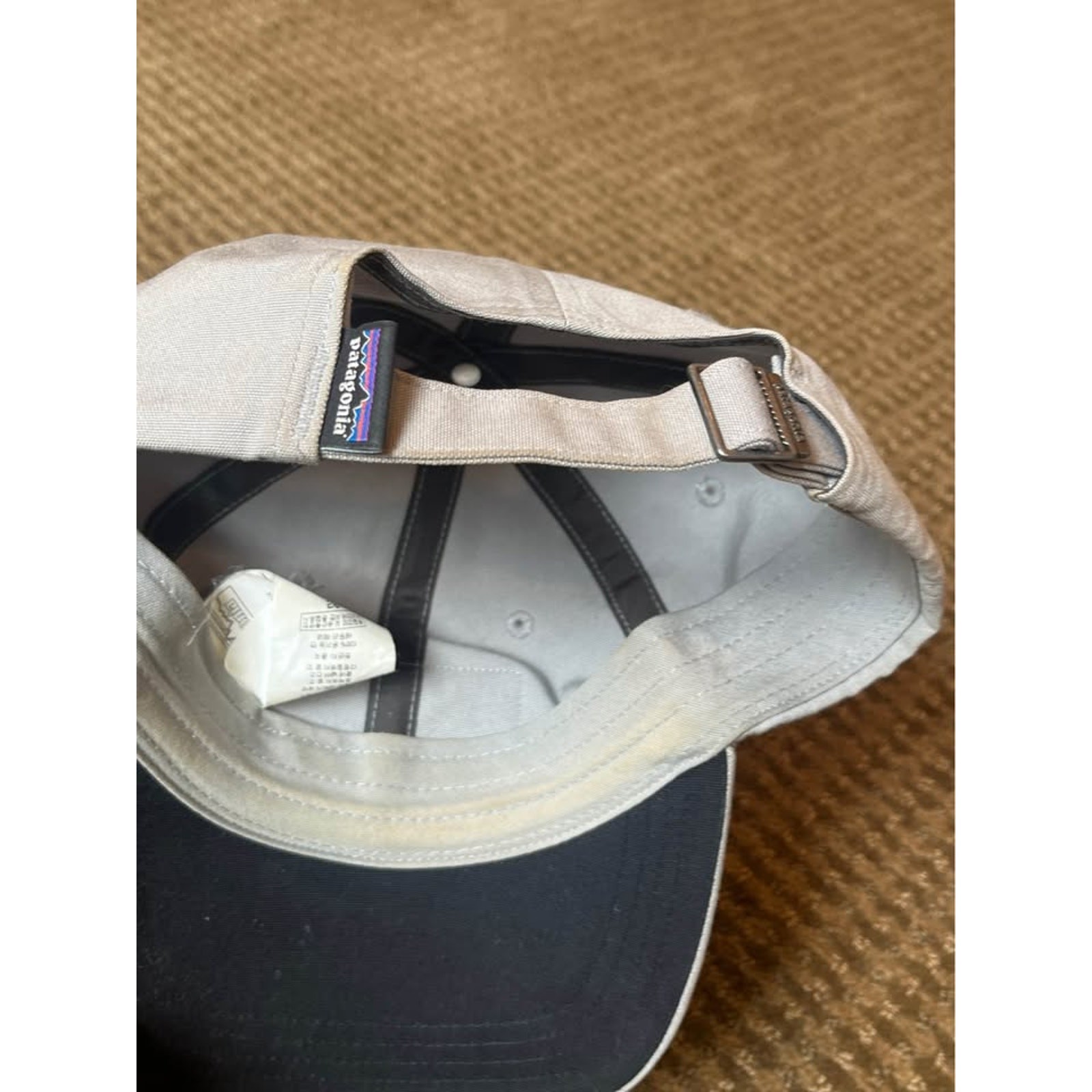 Patagonia adjustable hat with fish patch. OSFM. E… - image 4