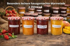 Marmelade/Konfitüre/ Gelee 4 Gläser zur freien Wahl hausgemacht 