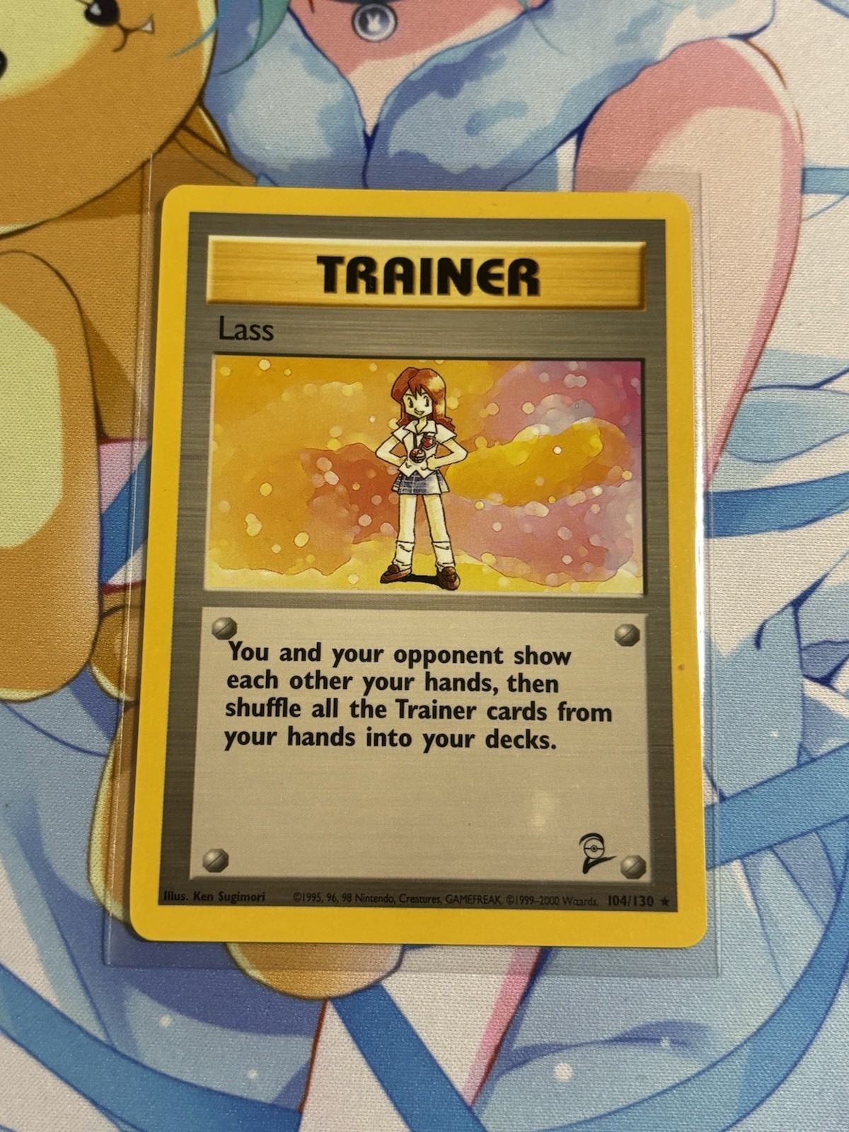 Pokemon - Lass - Base Set 2 104/130 - Rare - LP